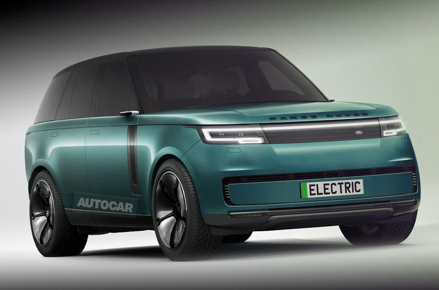 range rover ev render 2023